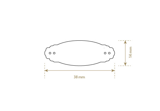 Ehtsast nahast sildid Mudel EP-M2