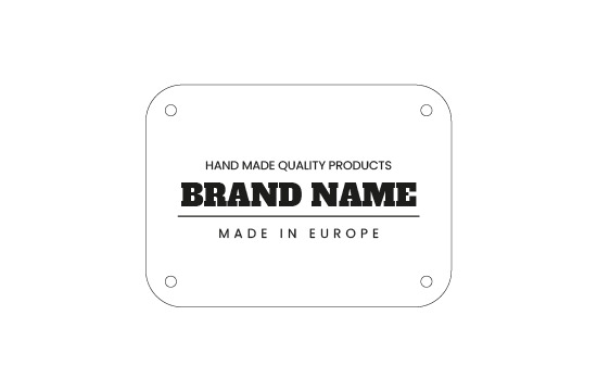 Ehtsast nahast sildid Mudel EP-M23