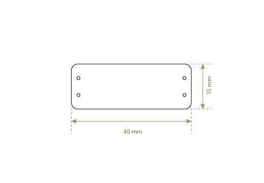 Ehtsast nahast sildid Mudel EP-M4