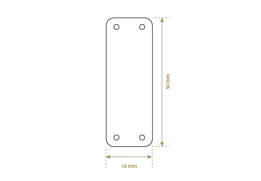 Ehtsast nahast sildid Mudel EP-M59