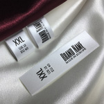 Trükitud tekstiilist etikett Soft Style Mudel TL-M16