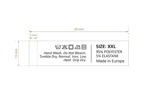 Pesuhoolduse etikett Mudel TC-M402