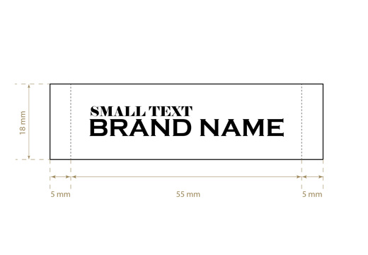 Kootud etikett Regular Style Mudel WL-M18