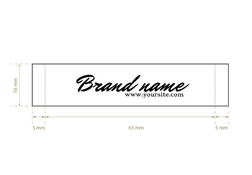 Kootud etikett Plain Style Mudel WL-M28