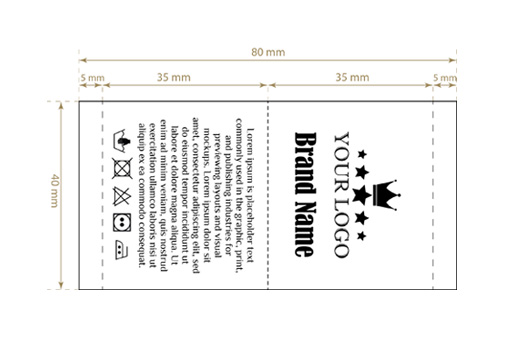 Kootud etikett Scarce Style Mudel WL-M44
