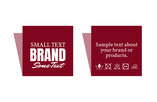 Kootud etikett Ethic Style Mudel WL-M55